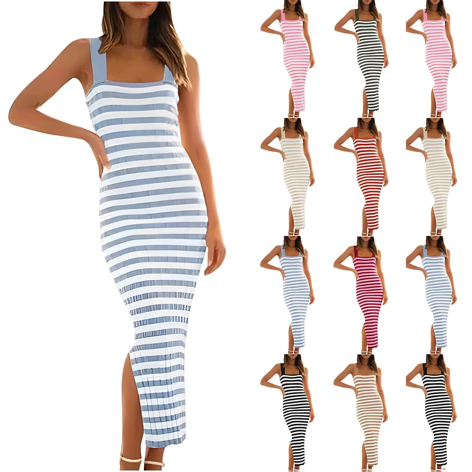 

Осенний новый полосатый жилет с контрастной талией, мужские брюки с высокой талией, футболка Ci Walk, ацетатное волокно, другое Sle Spring