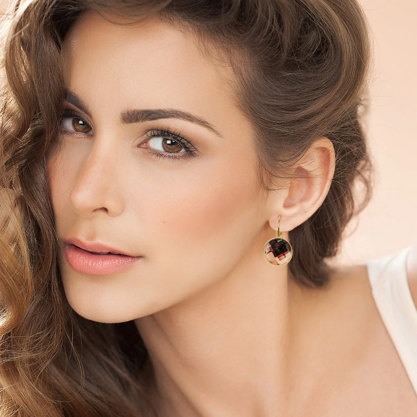 

20 Pcs Earring Tray Bezel Settings Hooks Blank DIY Jewelry Making Supplies Pendant Bezels Earring Blanks Handmade Crafts