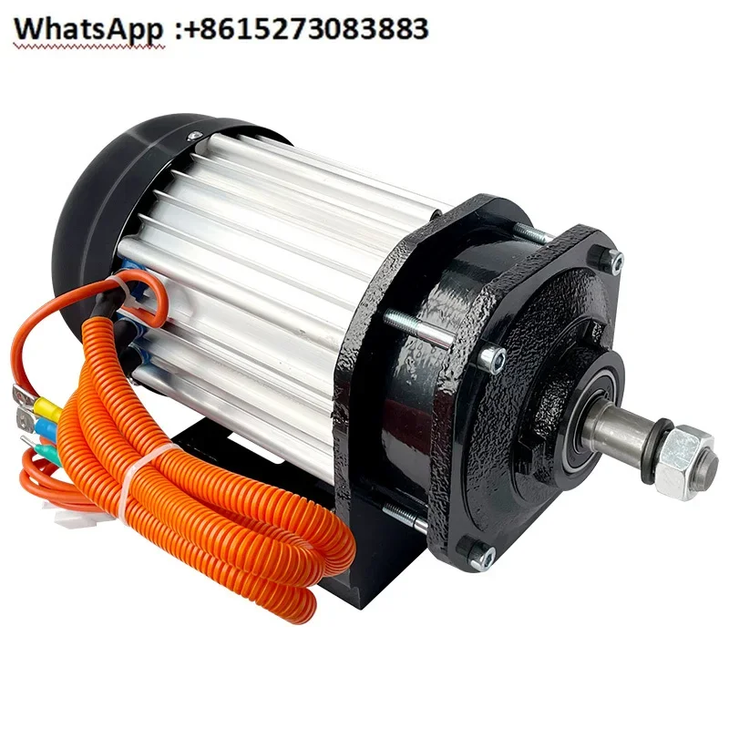 High power load king modified car DC brushless battery electric tricycle central motor 48v60v3000w