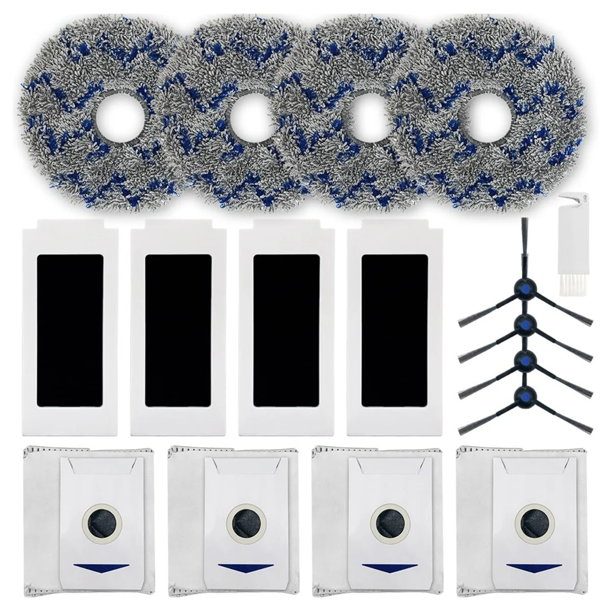 Для T30 Omni/T30 PRO Omni робот-пылесос боковая щетка Hepa фильтр швабра тканевые аксессуары