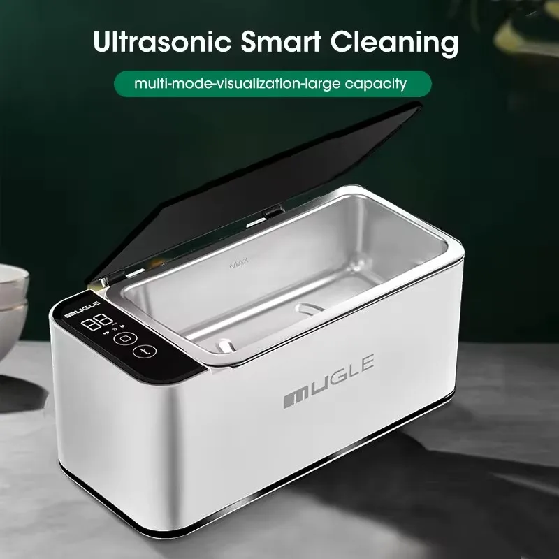 Ultrasonic Cleaner 500ML Ultrasonic Glasses Jewelry Cleaner 35W High-frequency Vibration Cleaning Multifunctional Tool Household