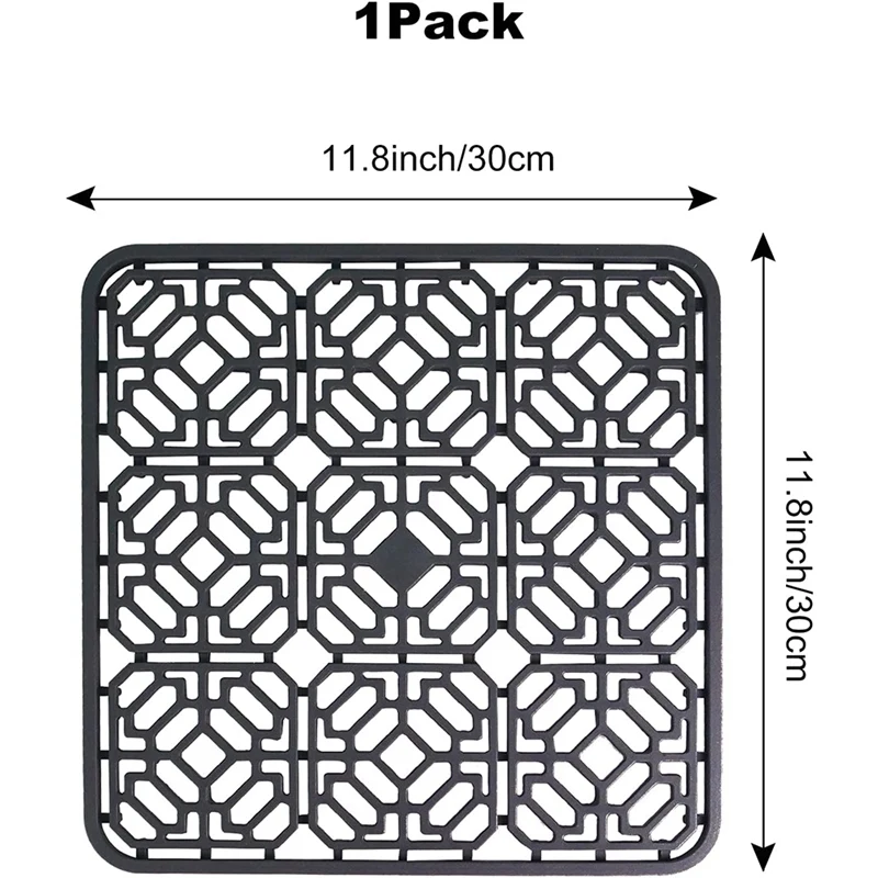 Hot Silicone Sink Mat Kitchen Sink Protector For Bottom Of Farmhouse Stainless Steel Porcelain Bowl Sink Heat Resistant