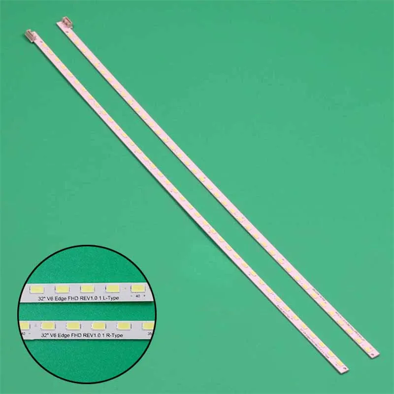 LED Backlight สําหรับ LG 32LV3400-ZG 32LV571S-ZA 32LW4500-ZB 32LW575S 32LW5590-ZE บาร์ 32 "V6 edge FHD REV1.0 1 L/R-Type เทป