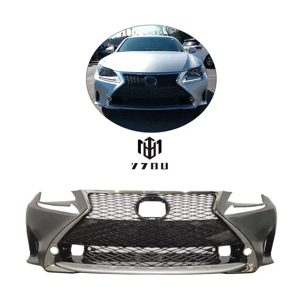 

High Quality Front Bumper Kit For Lexus RC 2014+ Upgrade To F-Sport Style Front Bumper Body Kit And F Sport Grill