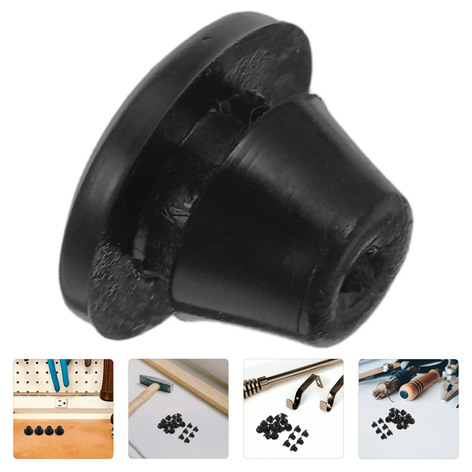 

20Pcs Rubber Sealing Plugs Anti-Collision Bumpers Leakproof Hole Stoppers Industrial Use Protective Bumpers Hole Plug