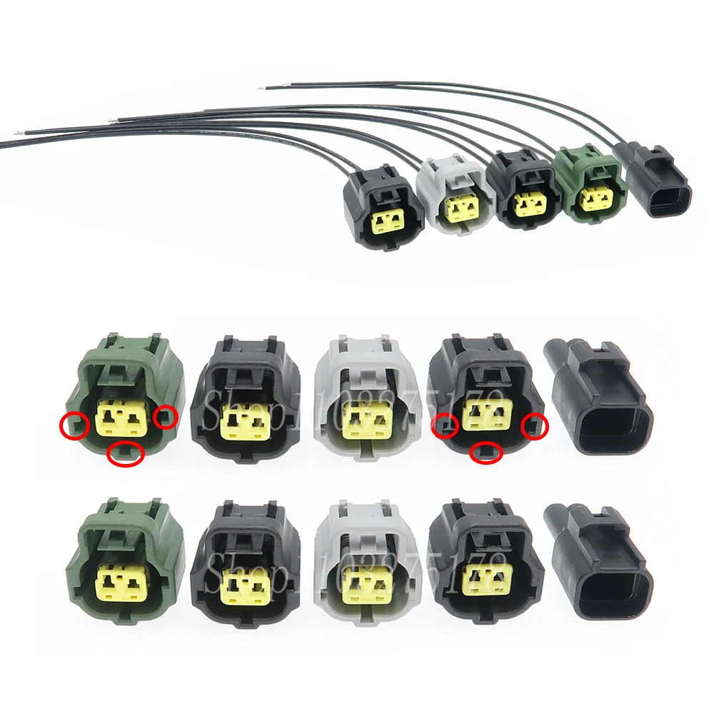 1 zestaw 2 Pin 178390-2 184006-1 178392-4 178392-2 178392-6 wodoodporny kabel połączeniowy czujnik temperatury wody samochodu dla Toyota