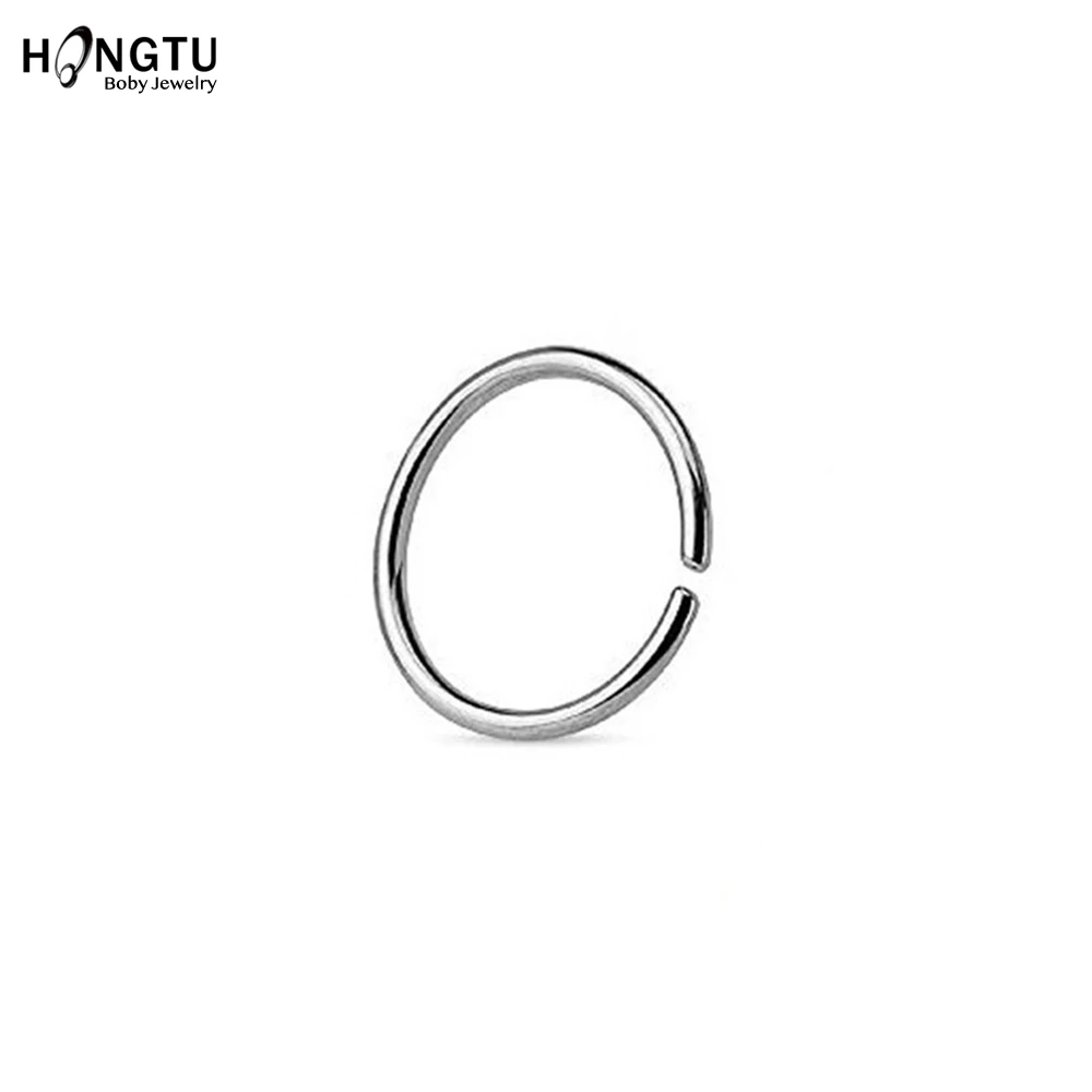 6PCS Titanium Nose Stud L-Shape Nariz Studs Screws Nose Ring Hoop Piercings Nostril Earring Stud Piercings Women Fashion Jewelry