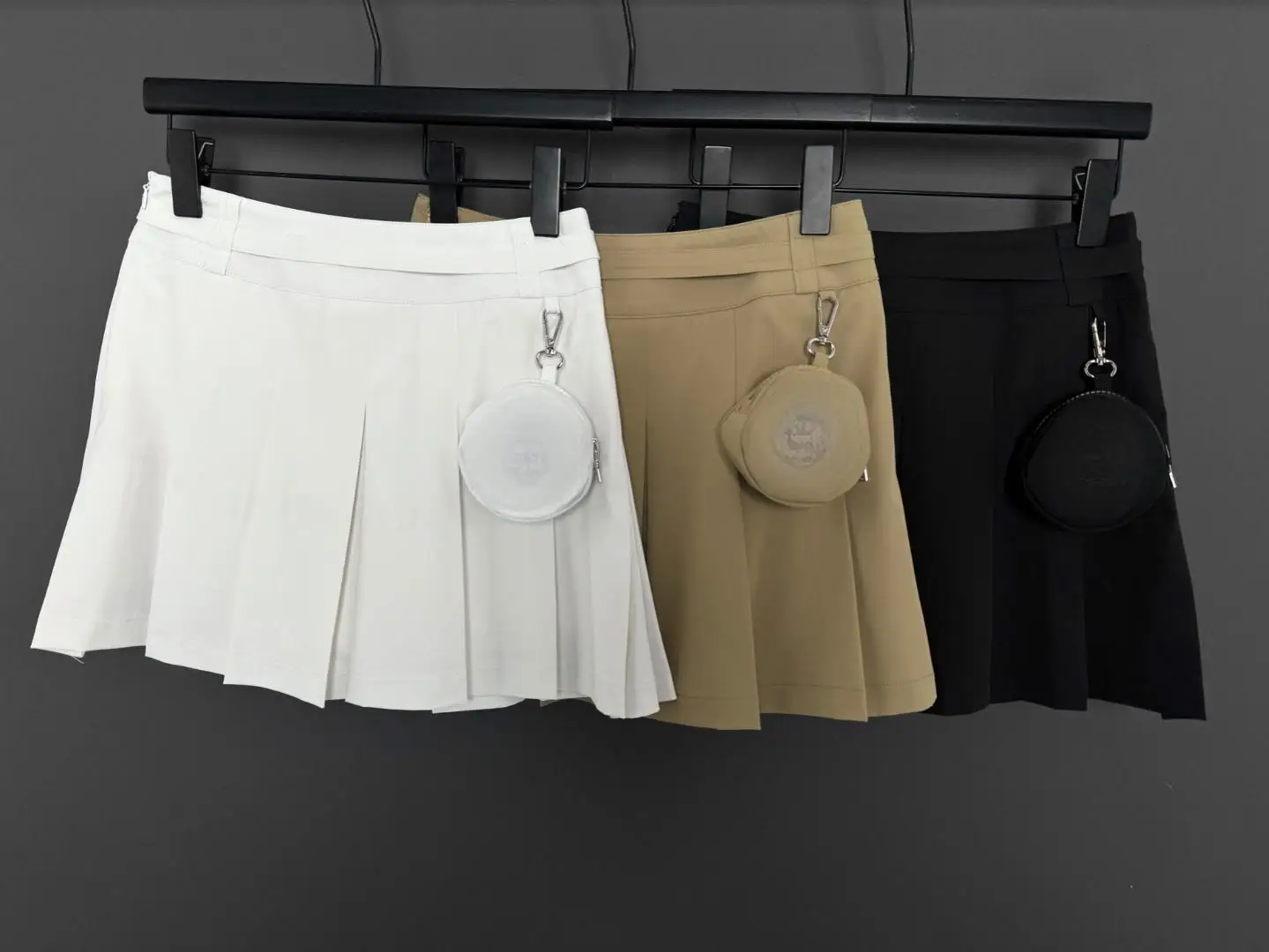 Ladies High Waist A Line Pleated Skirt 2026 New Golf Wear Slimming Sport Short Skirt Daily Casual Bottoms