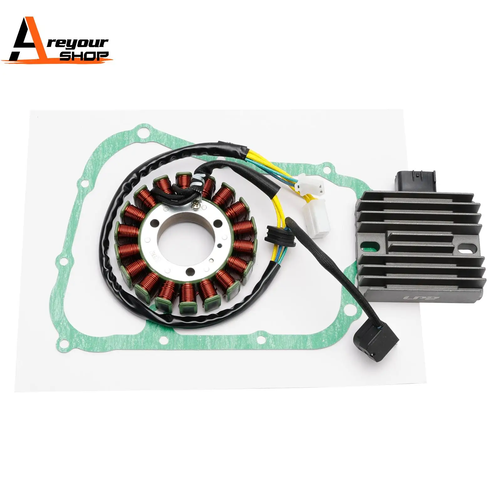 

STATOR GENERATOR VOLTAGE REGULATOR GASKET FOR YAMAHA YP250 MAJESTY 250 2002 2003 2004 2005 2006