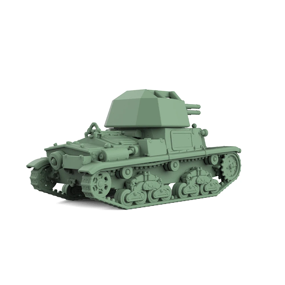 Italia M42 Pistol Penggerak Mandiri 1/144 1/200 1/350 1/700 SSMODEL SS688 Kit Model Militer Miniatur Permainan Perang Statis