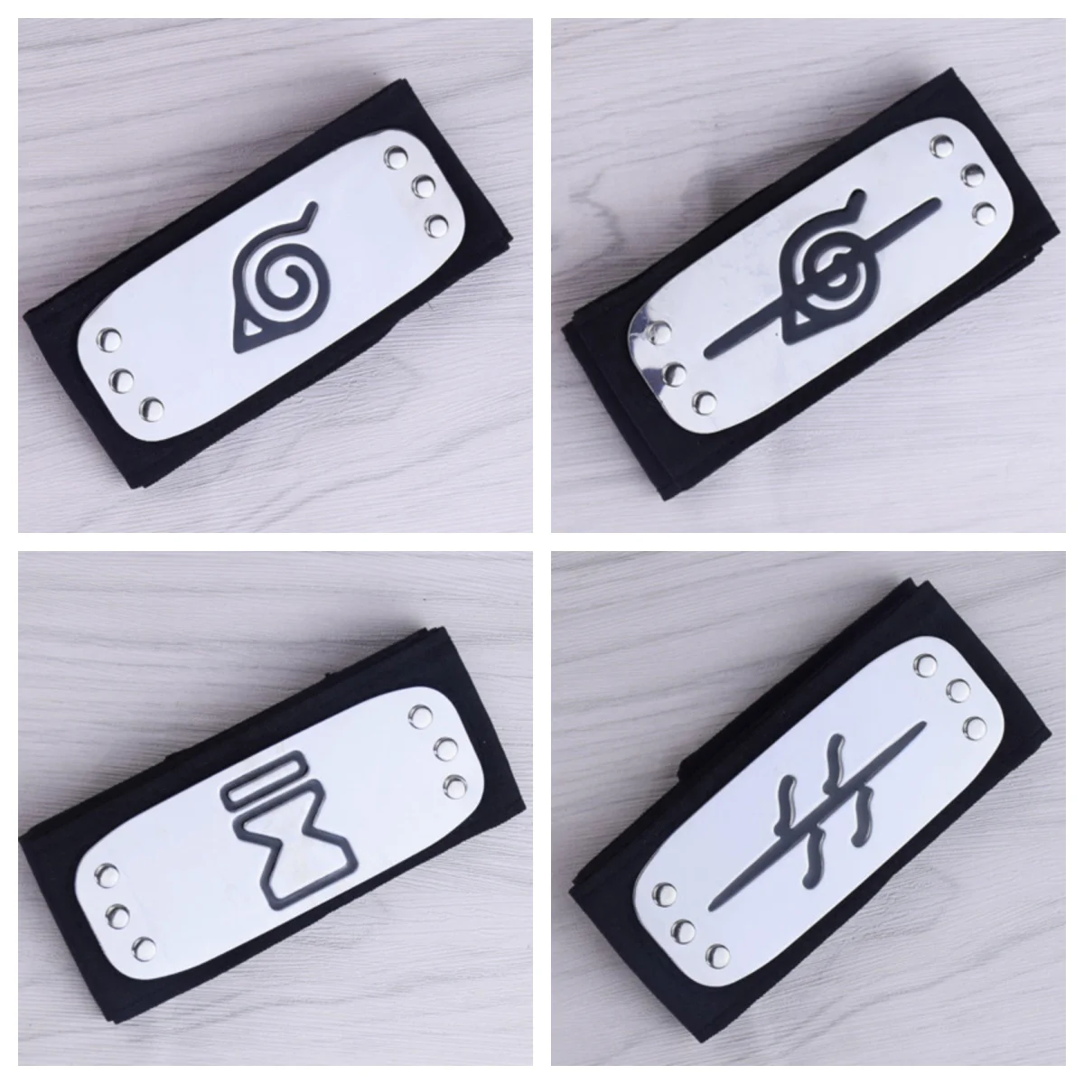 La Corona Ninja Rebel Leaf Naruto protegge de frente el regalo perimetrale del anime coslapaly