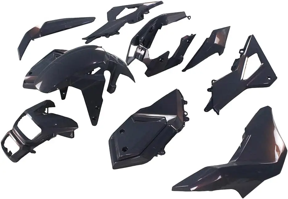 مجموعة انسيابية رمادية متدفقة لهوندا MSX125 Grom 2016 2017 2018 2019 2020 16-20 دراجة نارية ABS البلاستيك حقن Fairings هيكل السيارة