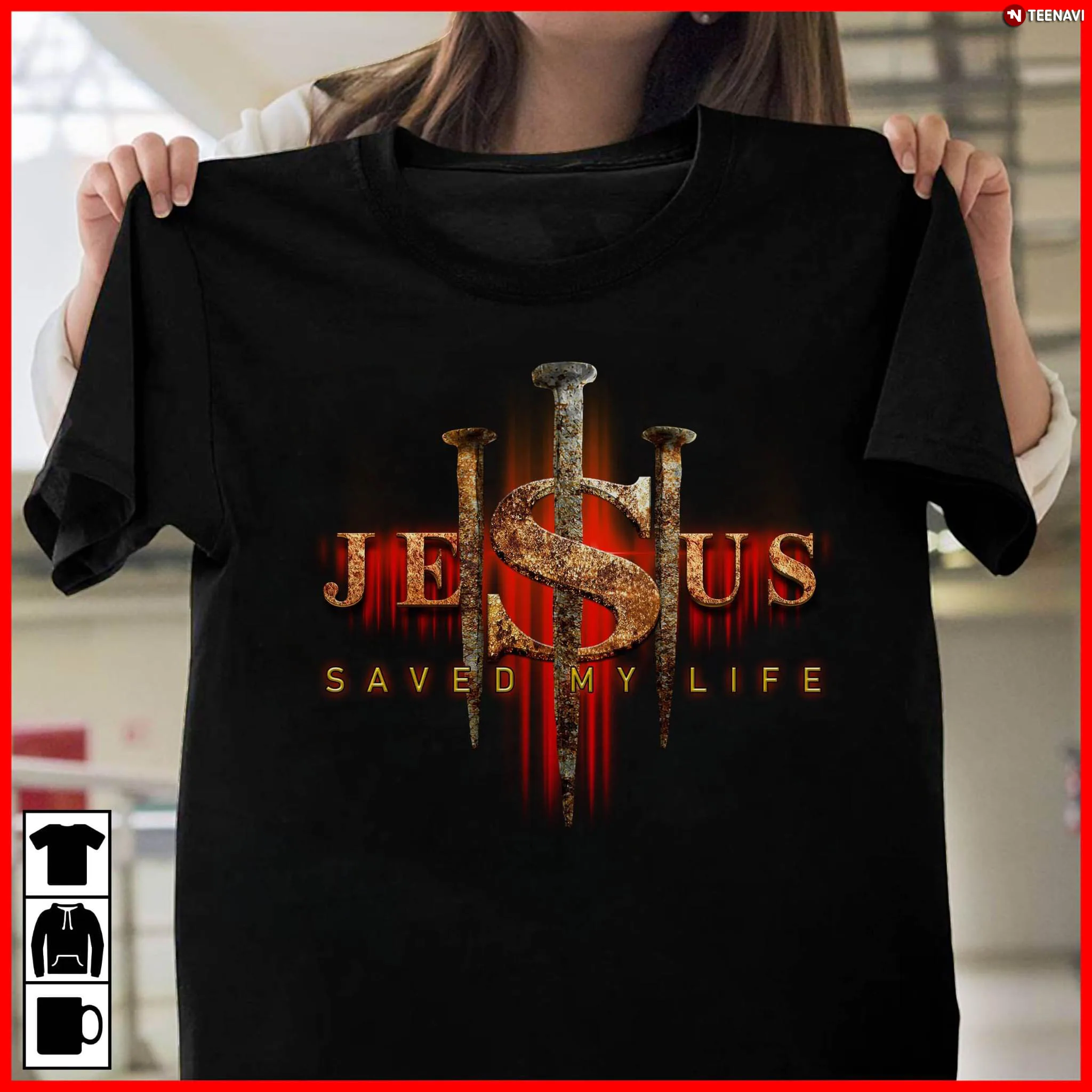 Jesus Save My Life. Unique Design Religion Christian Gift Mens T-Shirt. Summer Cotton Short Sleeve O-Neck Unisex T Shirt New