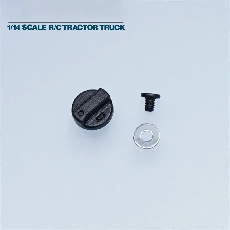 Fuel Tank Cap Urea Cover Simulator for 1/14 Tamiya RC Truck Trailer Tipper Scania 770S 56368 56371 Car Diy Parts