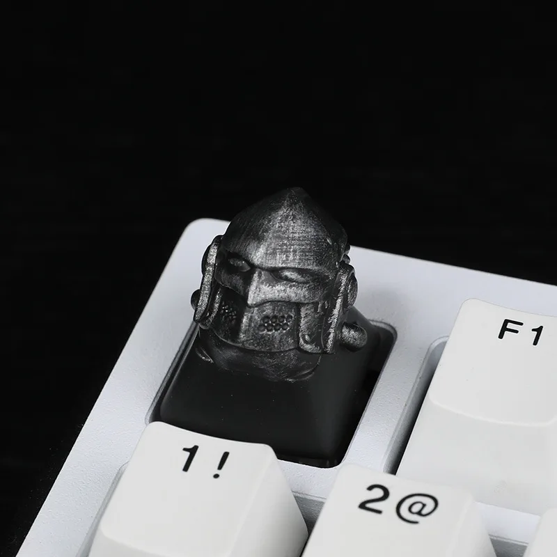 Personalized three-dimensional keycap Iron Knight creative single resin customized mechanical 3D keyboard