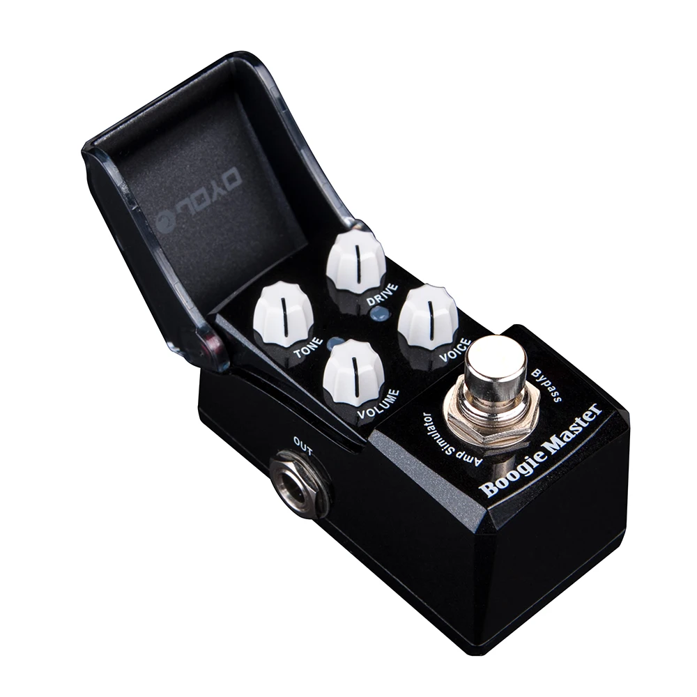 JOYO JF-309 BOOGIE 마스터 왜곡 효과 기타 페달, 모던 록 메탈 왜곡 효과 앰프 시뮬레이션 페달