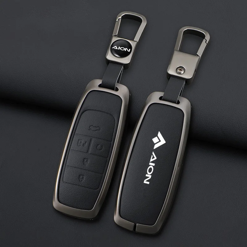 

Car Smart Remote Key Case Cover Shell Holder Full Protection Keychain For Trumpchi GAC AION Y S V Plus Keychain Auto Accessories
