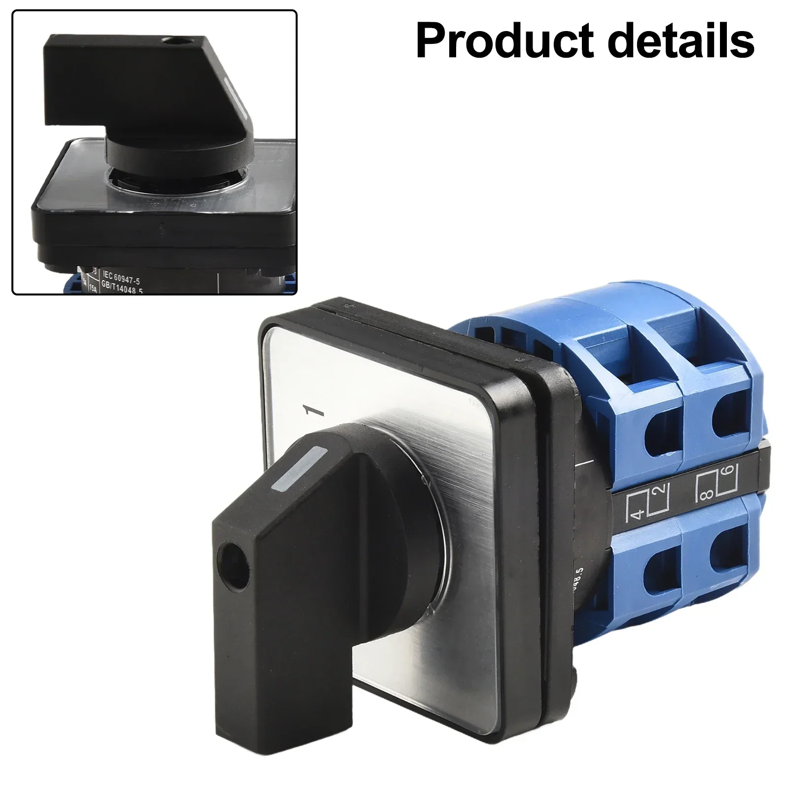 

Electrical Rotary Switch 2 Positions Switch For Electrical Control Wear And Oxidation Resistance 690V Voltage Rating