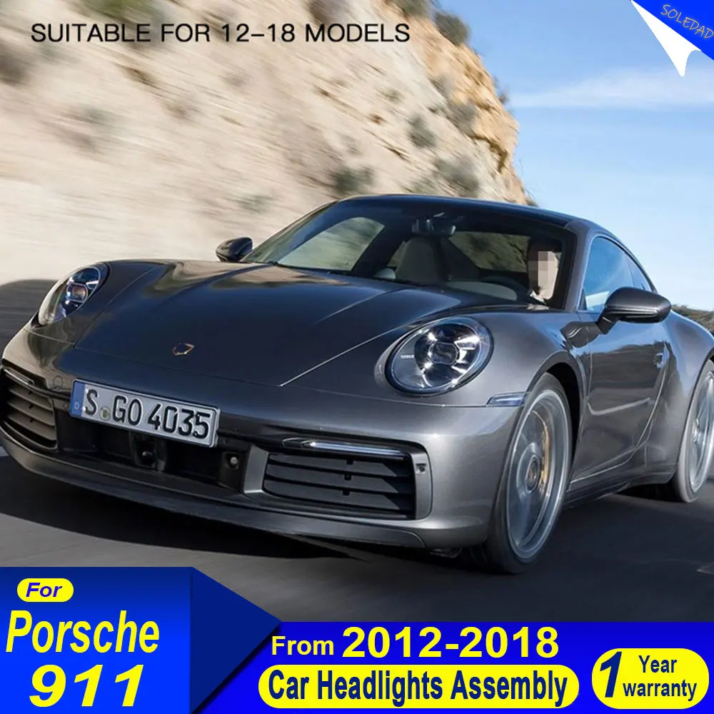 

Car headlights Full LED Front Lamps For Porsche 911 2012-2018 PDLS Matrix Headlights Assembly Signal Lamp Car Accessories