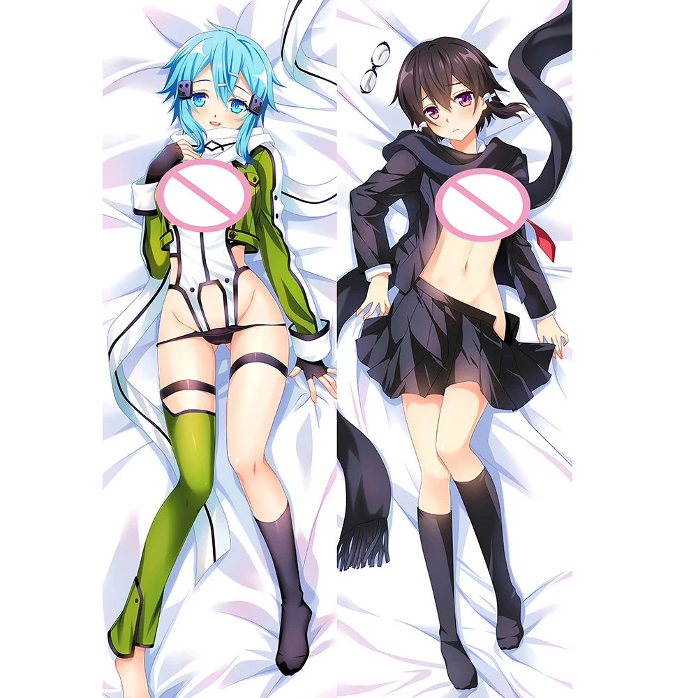 Sword Art Online Asada Shino Anime Dakimakura Throw Soft Hugging Body Pillow Case Two Side Printed Pillowcase Otaku Gifts