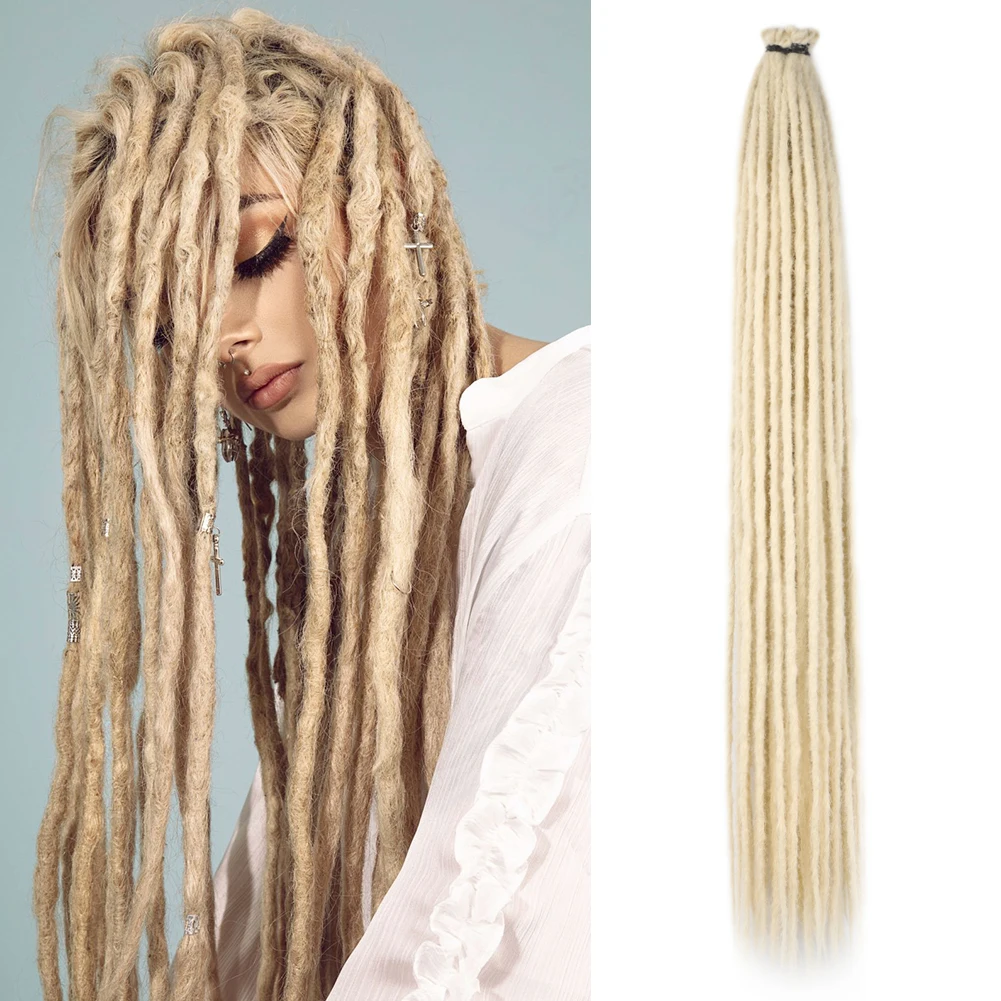 

36 Inch Synthetic Dreadlocks Extensions Thin Soft Reggae Hair Hip-Hop Style Dread Long Crochet Braids For Hippie Hair