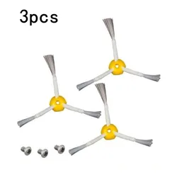 3pcs Side Brushes With Screws for IRobot Roomba Models 500/600/700 Series Smart Sweeping Robot Vacuum Cleaner Accessories