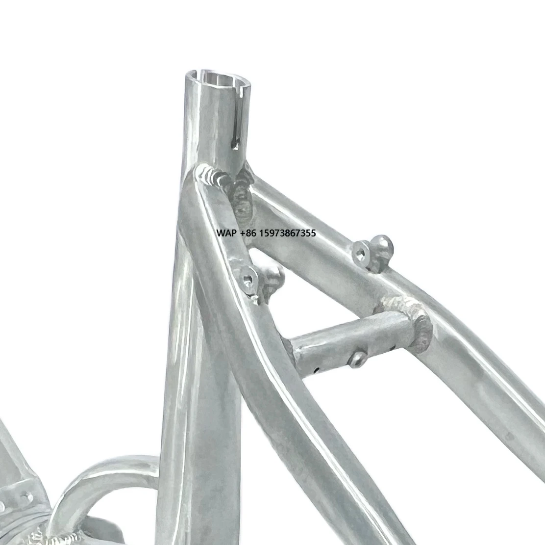 

20-Inch urban fat bike frame with folding design and battery case for city riding