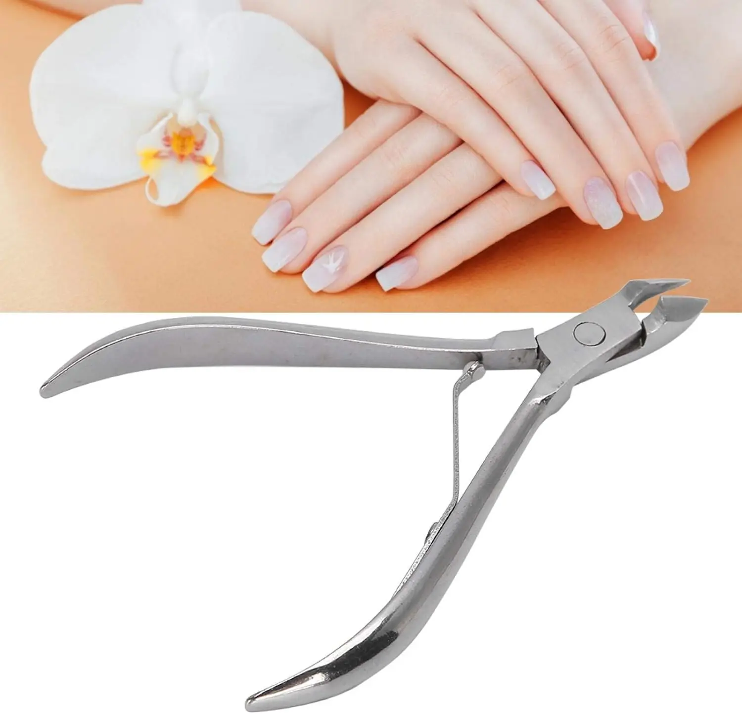 YIKOOLIN Professional Cuticle Trimmer Portable Toe Pliers Cuticle Scissors Manicure Pedicure Tool for Fingernails and Toenails