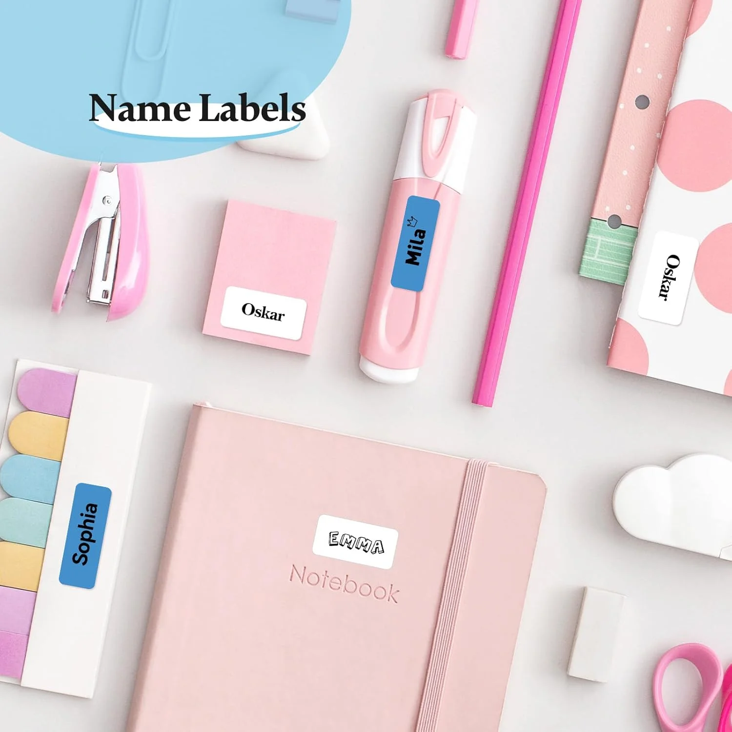 Niimbot D11 D110 D101 H1 Mini Thermal Label Printer Color Paper Waterproof Anti-Oil Scratch-Resistant Tape Sticker Self-Adhesive