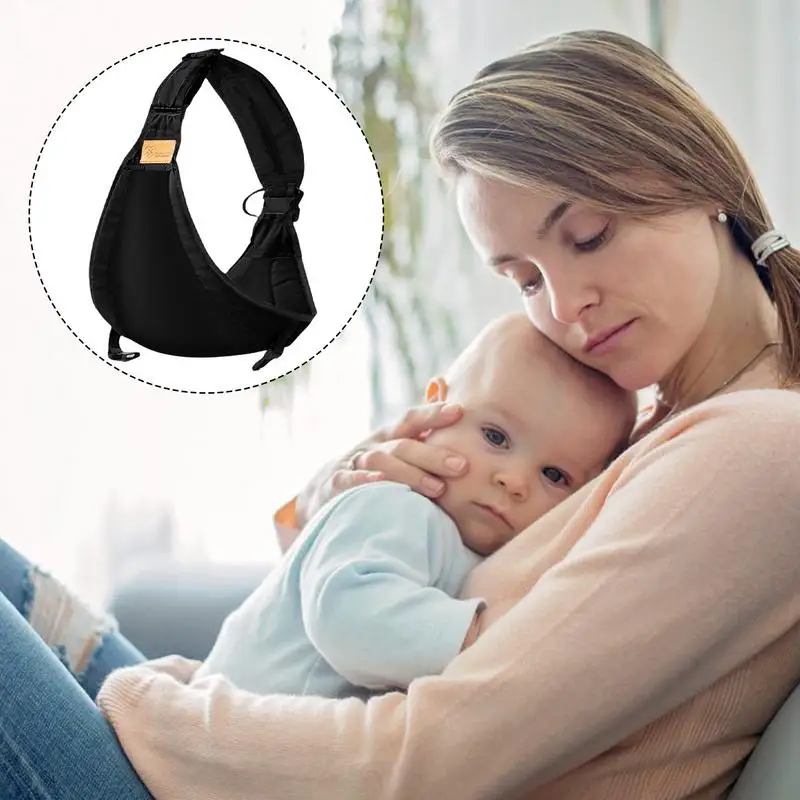 Baby Sling Comfortable Sling Wrap Baby Carrier With Buckle And Safety Rope Baby Supplies Lightweight Adjustable Carrying Strap