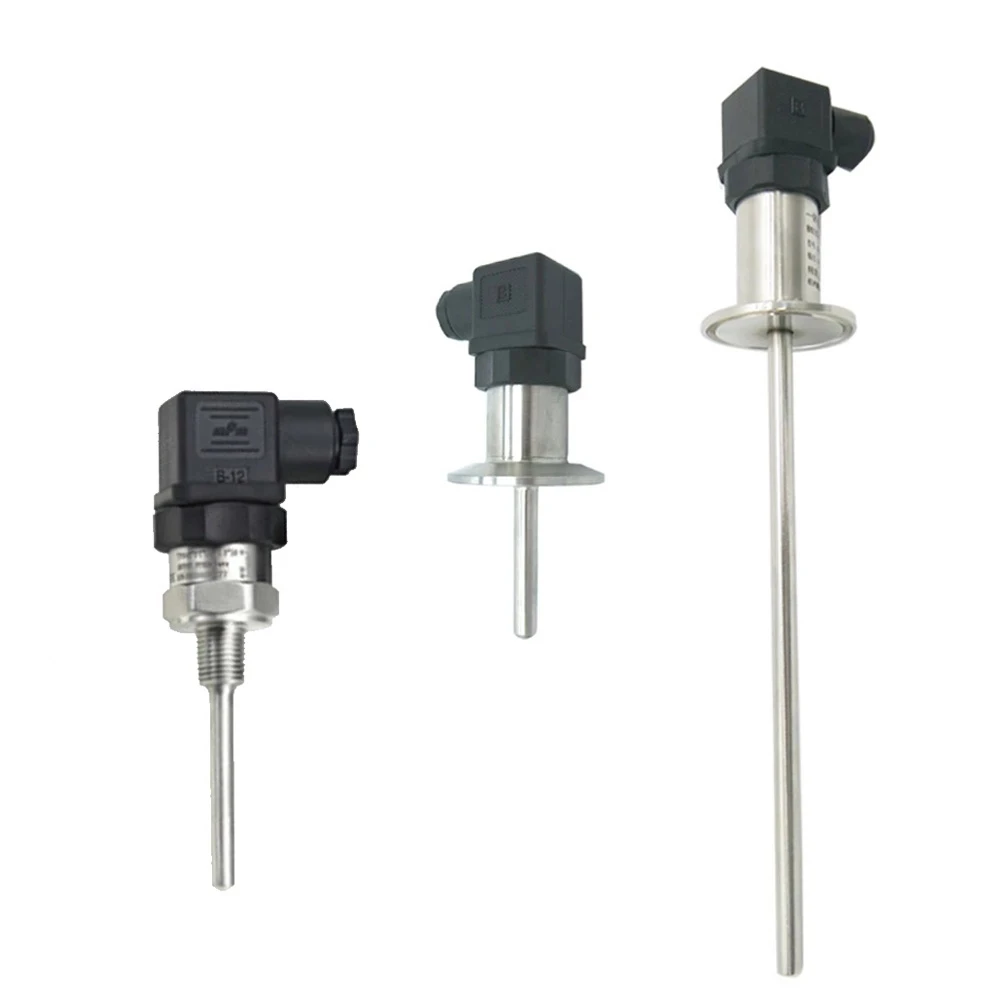 RTD Pt100 Temperature Sensor 3 Wire -50C to 300C Thermal Resistance Thread Tri-Clamp Temperature Sensor