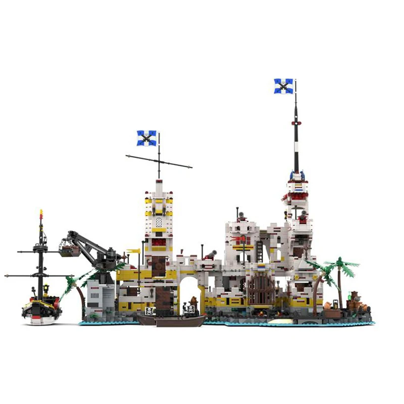 Modular MOC Eldorado General Headquarters Fortress Imperial Rapid Ship Building Blocks DIY Toys Bricks Christmas Birthday Gift