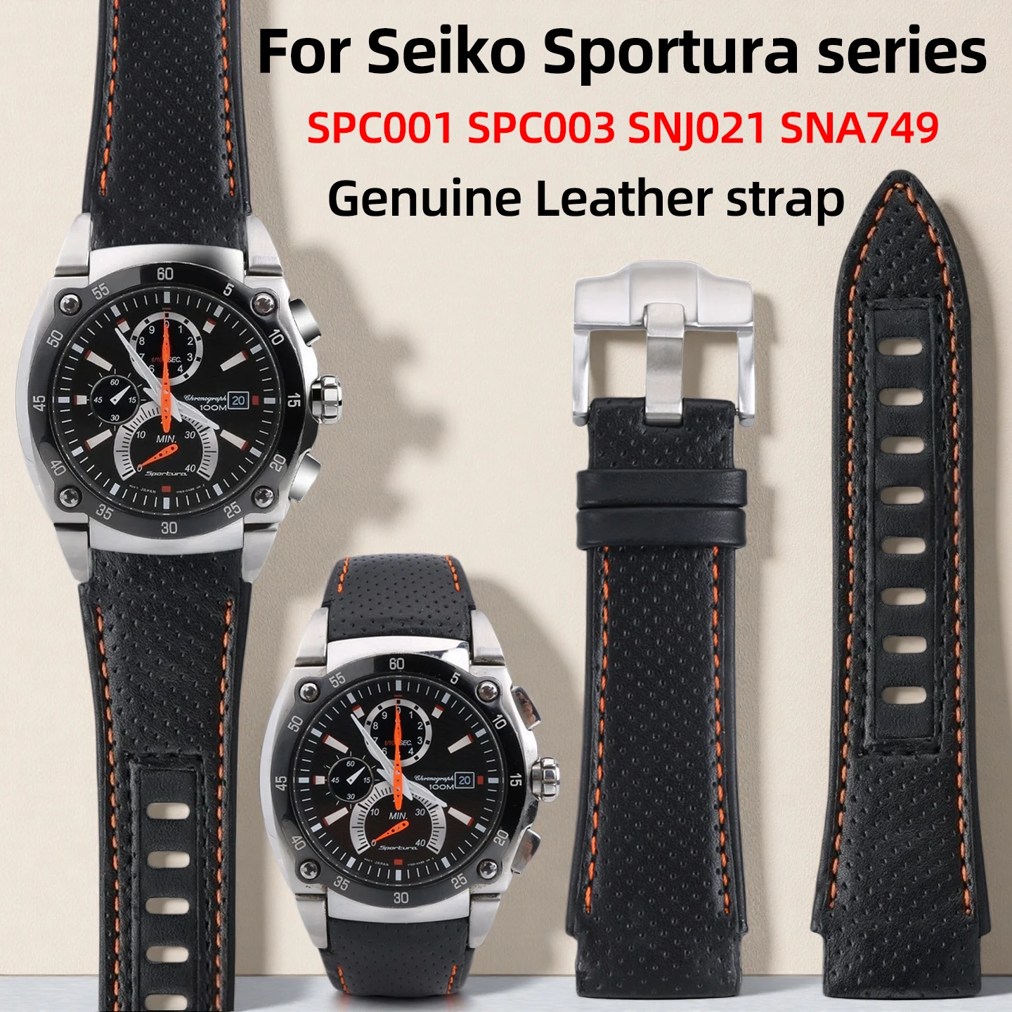 cowhide-leather-watch-strap-for-seiko-sportura-sna749-presage-srpc01j1-spc003p1-series-replacement-watchband-accessories