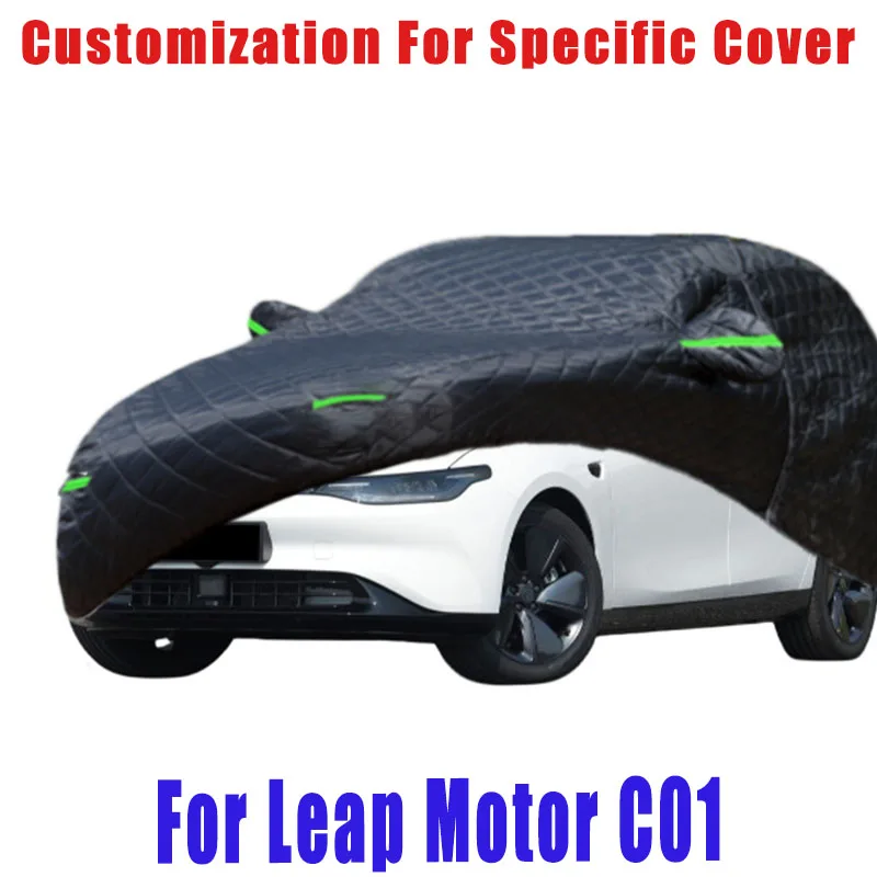 For Leap Motor C01 Hail prevention cover auto rain protection, scratch protection, paint peeling protection, car Snow prevention