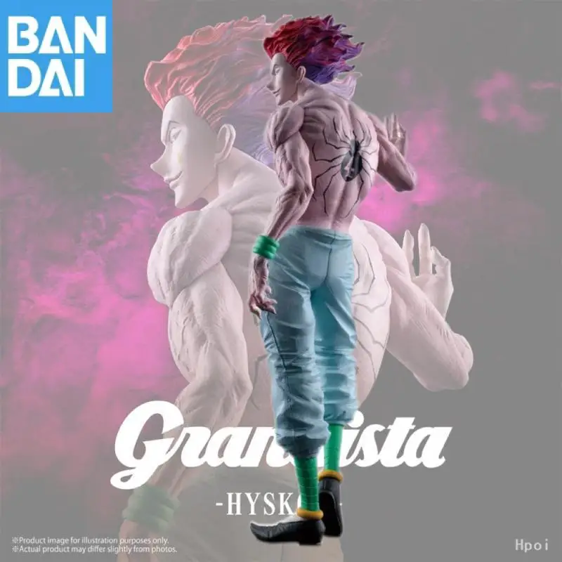 Bandai Namco Banpresto Hunter Hunter Grandista Hisoka Pvc 28Cm Anime Figures Toys Model Desktop Ornament Gift In Stock Genuine
