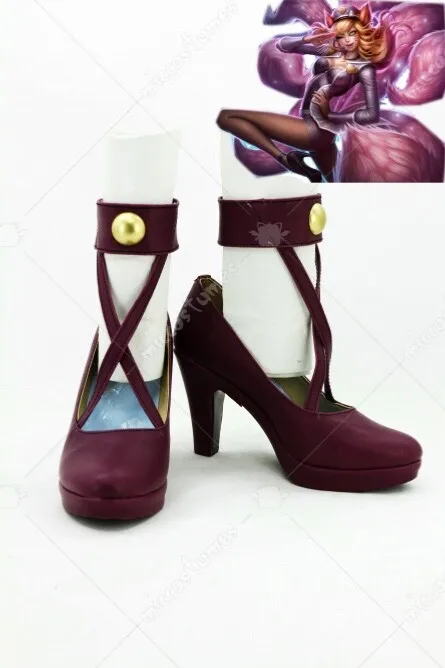 chaussures-et-bottes-de-cosplay-sur-mesure-ahri-popstar-pour-fete-d'halloween