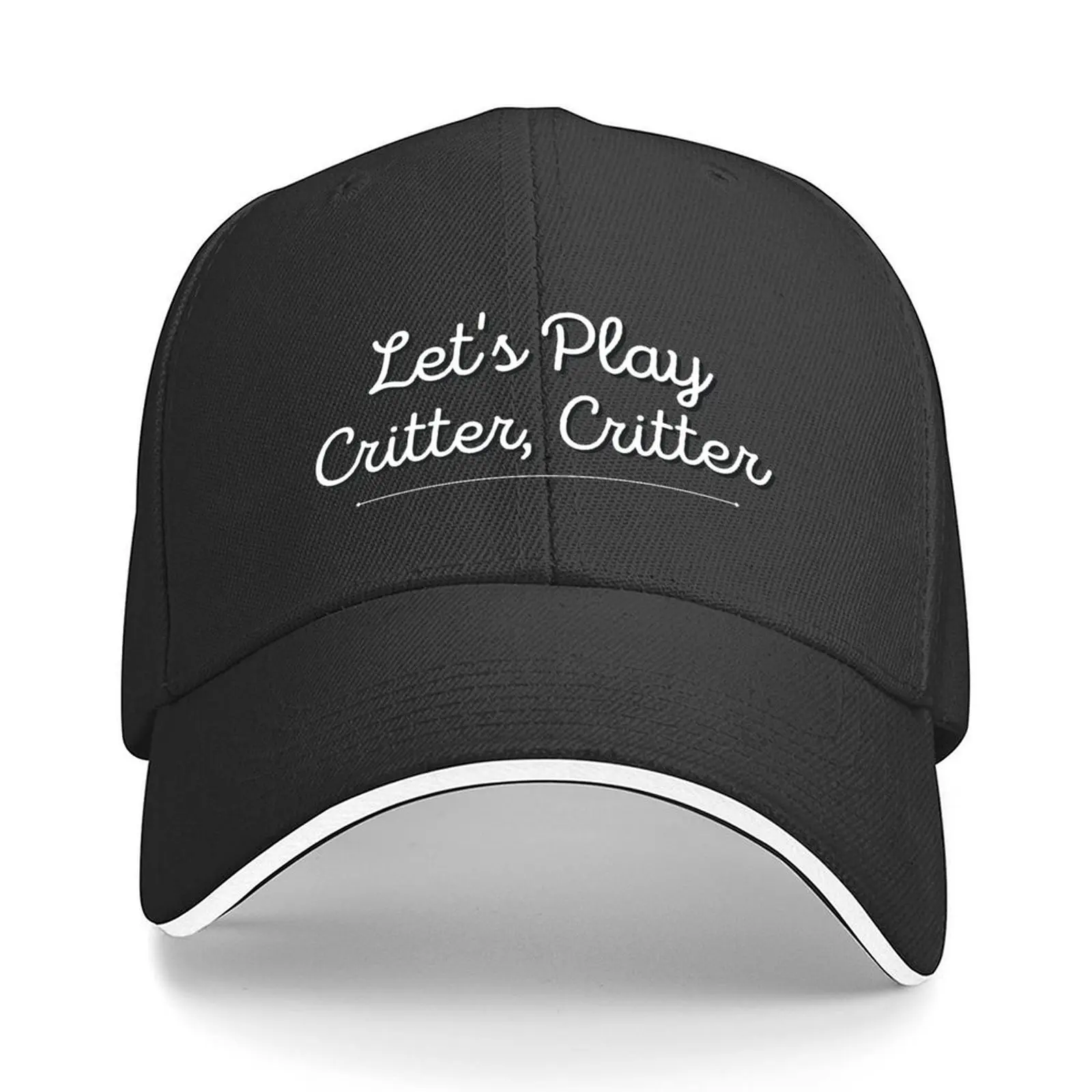 

Let's Play Critter, Critter (Koe Wetzel) Baseball Cap Military Cap Man Horse Hat Streetwear Fishing cap Men's Baseball Women's