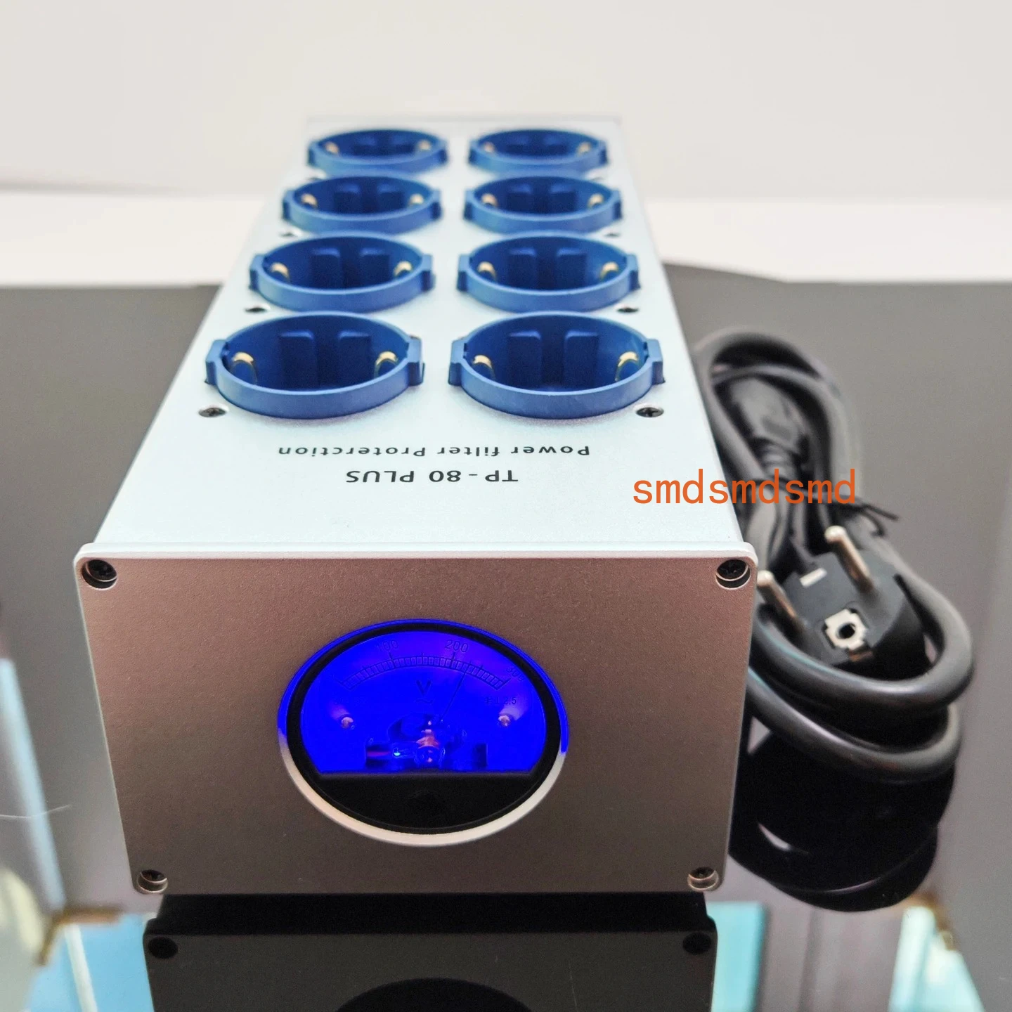 Tp80 Power Filter Socket Noise Reduction Overload Protection Voltage Display Function Audio Amplifier European
