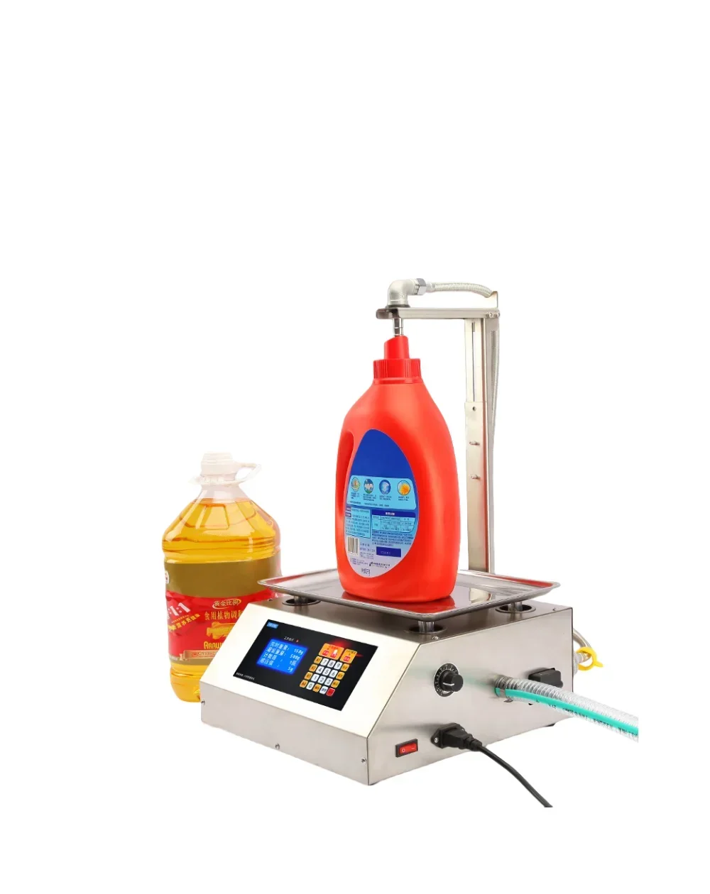 HD1600A Automatic Liquid Filling Machine Honey Sesame Paste Edible Oil Glue Viscous Liquid Filling Machine With One Tube