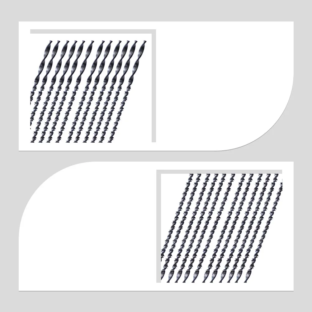 12Pcs Cutting Spiral Saws Blades U-Shape Mini Jigsaw DIY Accessories High Strength Forged Steel Smooth Curve Sawing Not Stuck