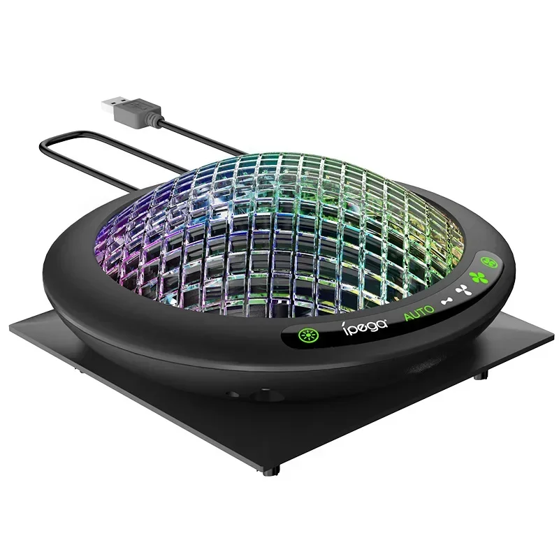 

PG-XBX017 For Xbox Series X Host Intelligent Temperature Control UFO Colorful Heat Sink Top mounted Fan RGB Intelligent