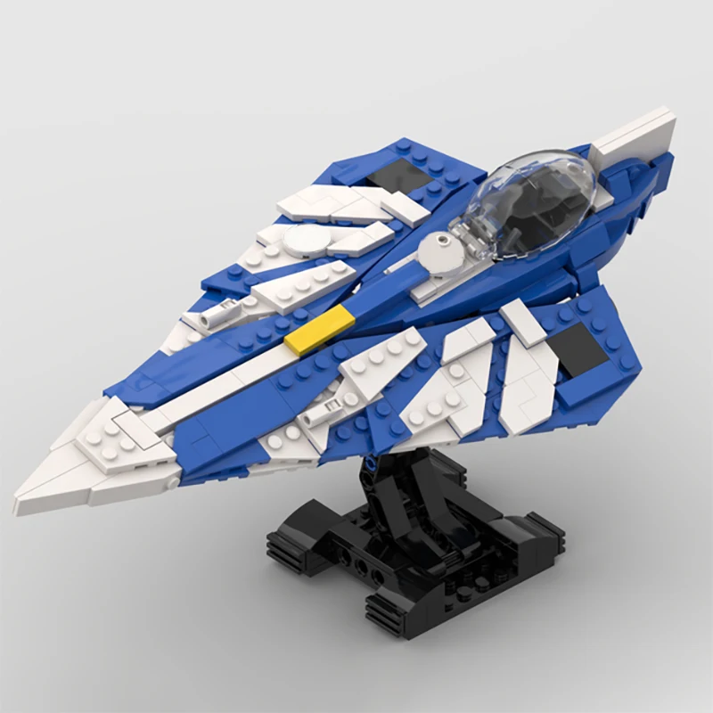 NEW 324PCS spacebattle Movie MOC Delta-7b Aethersprite-class light interceptor model creative ideas Assembly Puzzle birthdayGift