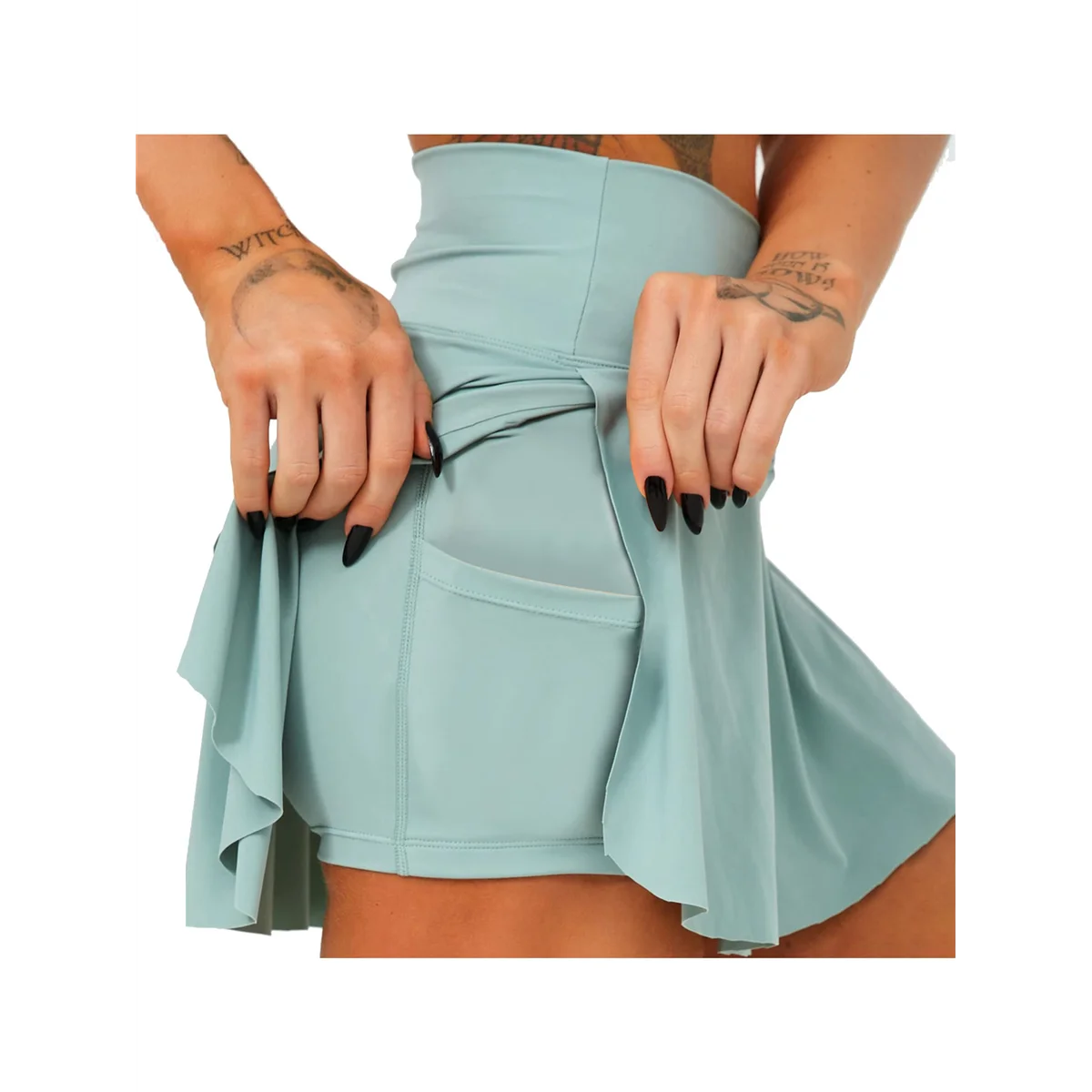 ABP-jupes de Tennis pour femmes avec poches jupes de Golf taille haute jupes athlétiques Mini jupe plissée entraînement