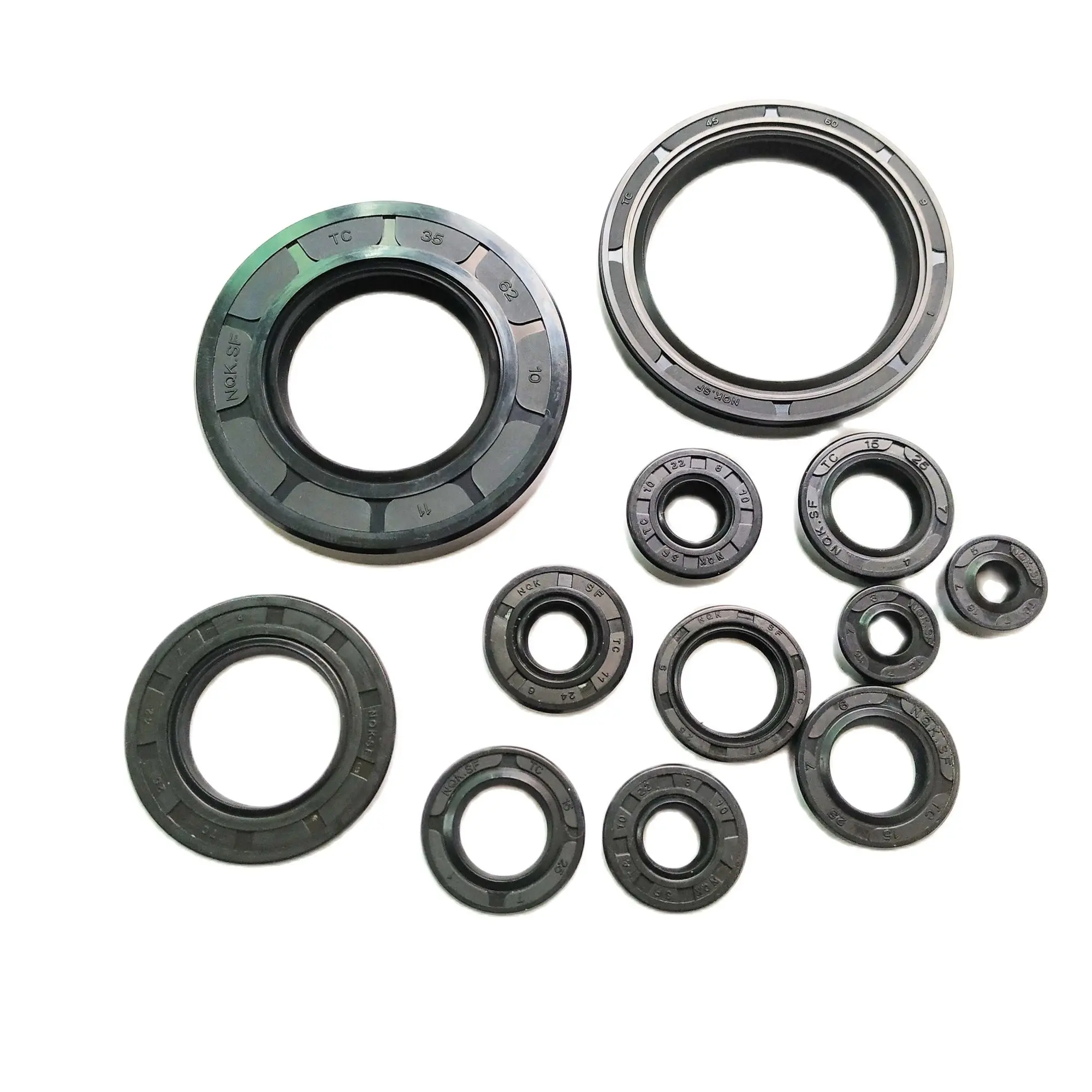 2 4 6 8 10PC 10X15X4 10X16X4 10X17X5 10X18X4 10X18X5 10X18X6 10X18X7MM NBR Shaft Skeleton Oil Seal TC Nitrile Rubber Ring Gasket