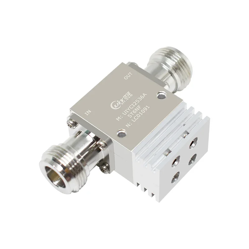 UIY 5.7~5.9GHz 300W/100W N Female RF Coaxial Isolator for PA Application