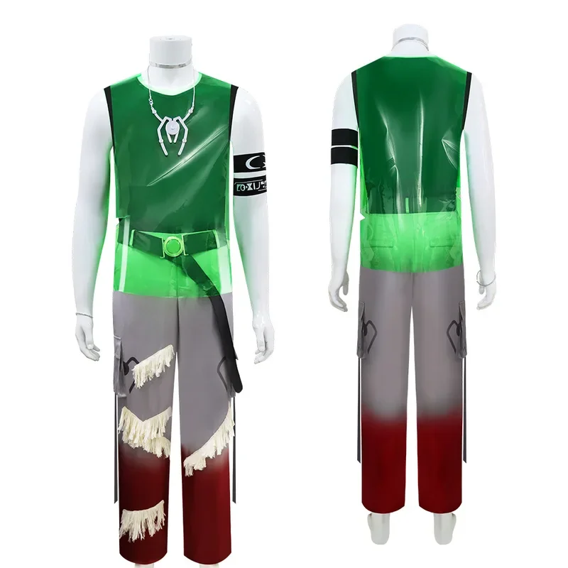 

FC6Anime Alien Stage R7 Cosplay Alien Stage R7 Costume Wig Sets Halloween Role Play Anime Clothes@FC8！