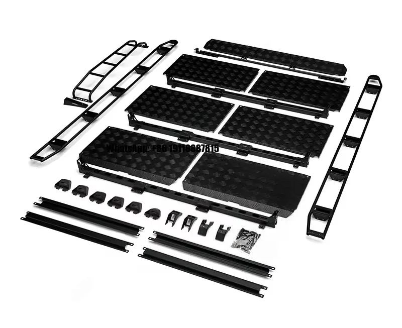 

New G Class W465 Roof Luggage Rack with Rear Ladder Black Stainless Steel Off Road Parts for 2025+ G63 G500 G450 Car