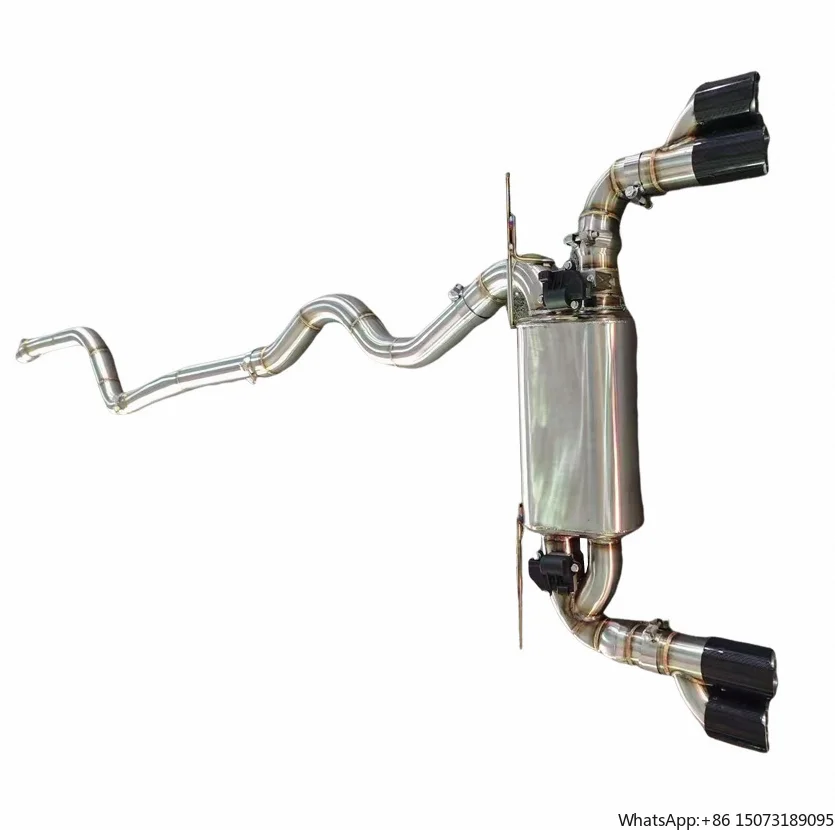 

Высококачественная спортивная модель из нержавеющей стали, выхлопная труба Catback для серии 1/3/5 N55, глушитель Mid Catback Valvetronic, выхлопная труба