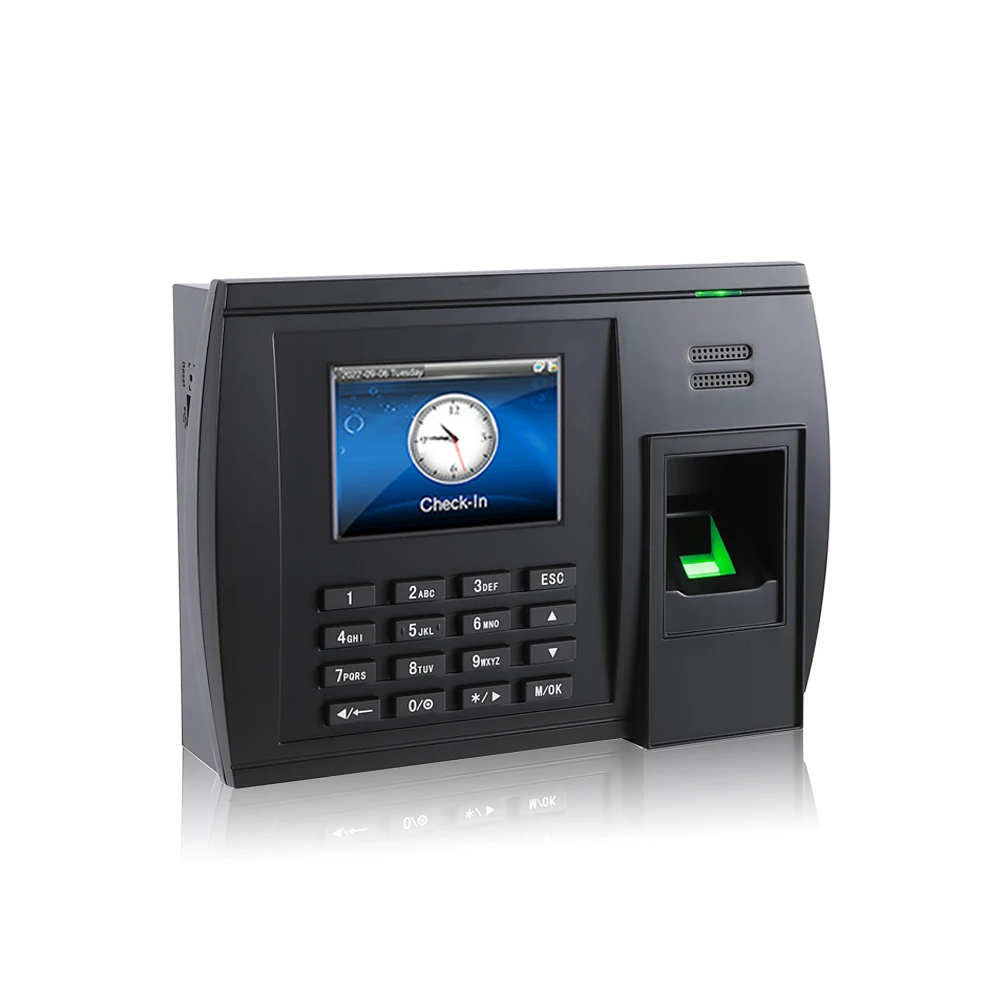 Biometric Time Attendance Machine/Fingerprint Clock Recorder With USB TCP/IP And Optional WiFi
