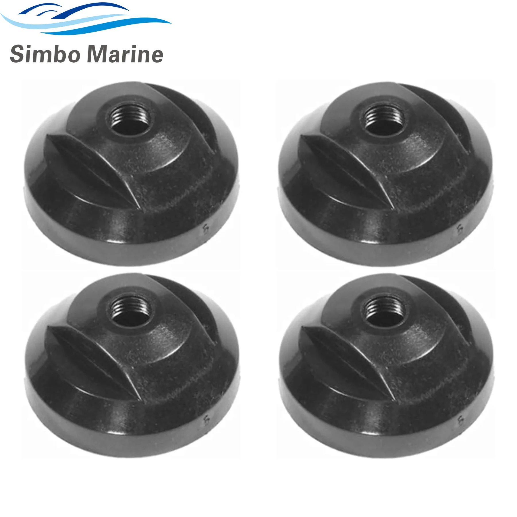 4 Pcs Fits for Mercruiser Bravo 1 2 3 R MR Alpha One Sterndrive Engines Trim Cylinder Ram End Cap Replacement 19-14842 19-148421